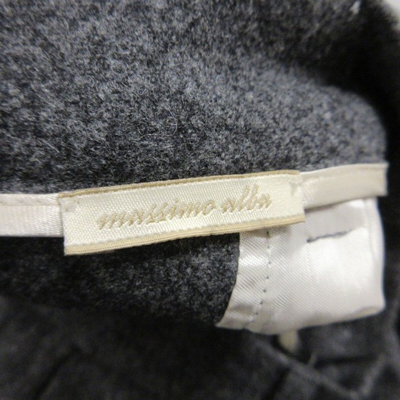 Massimo Alba Womens Wool Wide Leg Trouser Pants size 40 Made in‎ Italy Gray - Picture 4 of 12